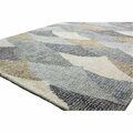 Bashian 5 ft. x 7 ft. 6 in. Luminous Collection Contemporary Viscose & Wool Hand Tufted Area Rug Multicolor L124-MULTI-5X7.6-LM103